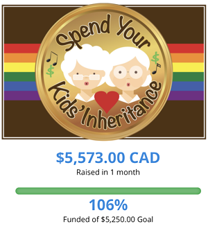 Successful Crowdfunding Campaign - Spend Your Kids' Inheritance - Toronto Fringe Festival